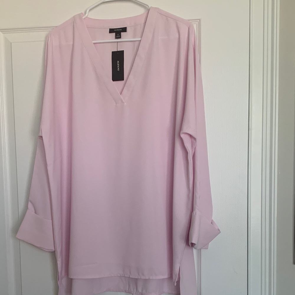 Alfani Women's Pink Tunic Top